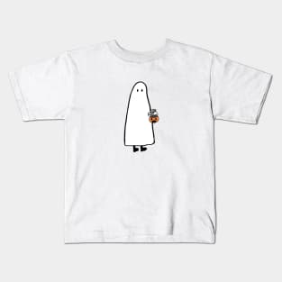 Ghost with candies Kids T-Shirt